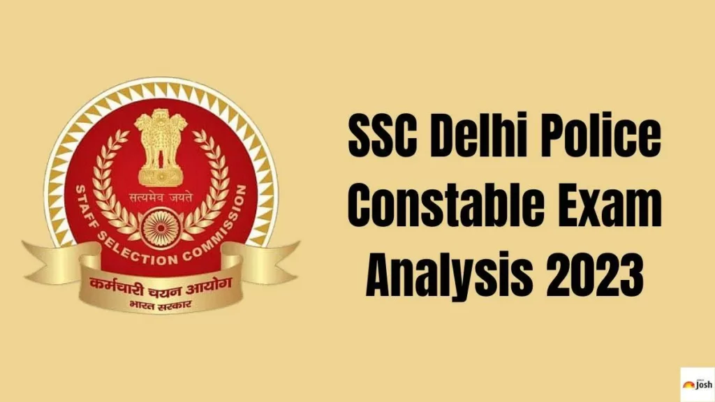 SSC Delhi Police Constable Answer Key 2023