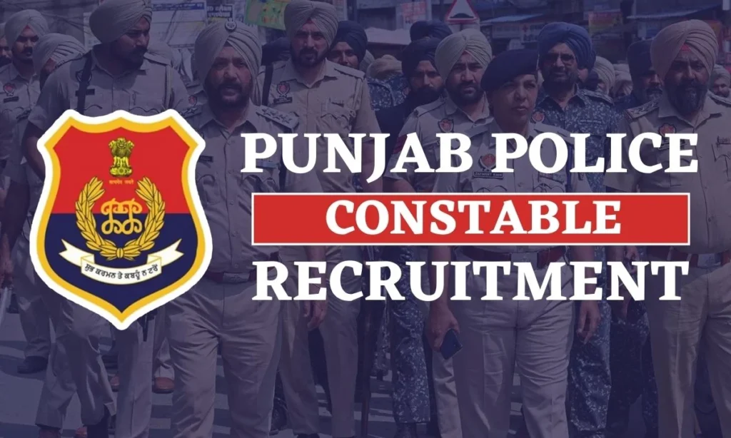 Punjab Police Constable Online Form 2024
